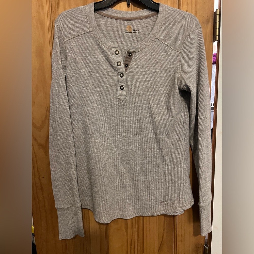 Carhartt Light Brown Waffle Henley
